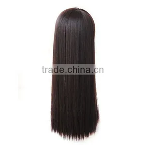 Wholesale New Stylish Heat Resistant Synthetic Long Remy Hair Wig Straight Long Hair Wig thumbnail-3