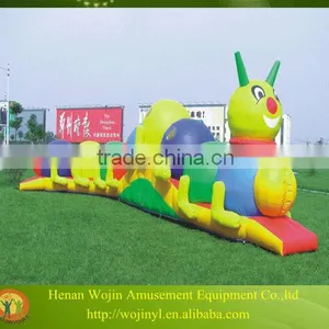 PVC Inflatable Caterpillar Tunnels/kids Folding Pass Tunnel Games thumbnail-1