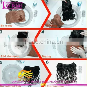 Virgin European Human Hair Blonde Hair Extension #613 Clip In Extensions thumbnail-6