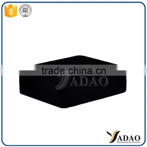 Customized Handmade Black Flocking Ring Box Custom Packaging thumbnail-4