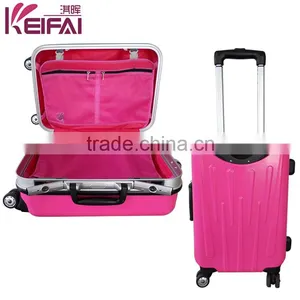 20 Inch Black Color Cheap Trolley Suitcase With 4-Wheels thumbnail-1