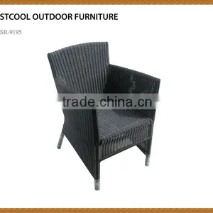 Cheap Outdoor Furniture PE Rattan White Reclining Chair thumbnail-3