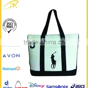 Cotton Canvas Simple Tall Tote Mens Beach Bag, Beach Bag for Men thumbnail-3