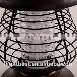 Newest,Stainless Steel Solar Mosquito Killer Lamp With 2 LED for Outdoor Lighting To Warsaw Poland thumbnail-1