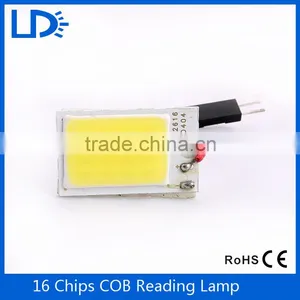 Promotion Cob Led Panel Lamp With Dome Festoon BA9S 3Adapter Car Auto Interior Reading Map Lamp thumbnail-1