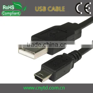 USB 2.0 Data Line Usb Charging Cable a Male to Mini 5p Connector thumbnail-3
