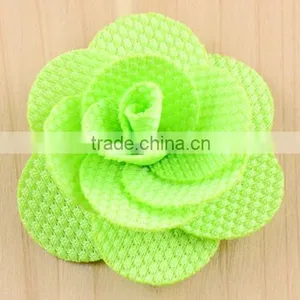 Fashion Design Exquisite Handmade Thick Linen Rose Flowers thumbnail-5
