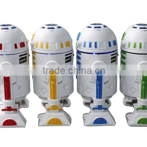 New Robot Mini Wireless Usb Flash Drive 2016 Bluetooth Speaker thumbnail-2
