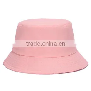 Shang Hai OEM Men Panama Women Fishing Hat Solid Color Bucket Hats thumbnail-6