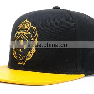 2016 Fashion Style Flat Brim Snapback Caps With Logo Embroidery thumbnail-3
