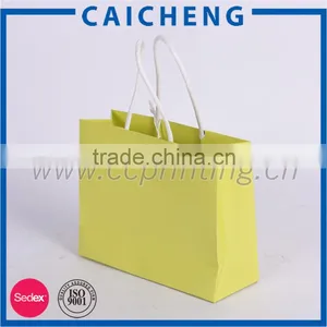 Exquisite Small Drawstring Handle White Paper Gift Bag thumbnail-1