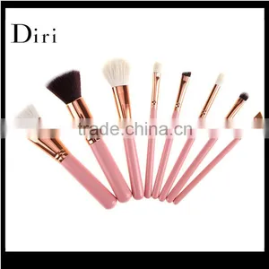 Private Lable New Fashion Girls Pink Makeup Brush Set thumbnail-2