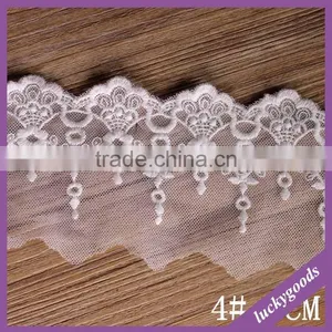 LLS005 4.7cm DIY White Cotton Lace Trim Wholesale thumbnail-5