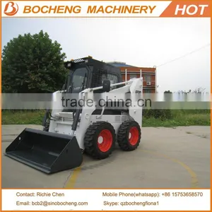 Chinese Cheap Wheel Skid Steer Loader 650D thumbnail-4