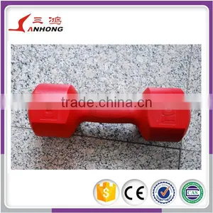 SANHONG Manufacture High Qualtiy Commmericla Gym Equipment Fitness Accessory Plastic Dumbell thumbnail-1