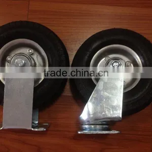 6x2 Pneumatic Caster Wheel Swivel and Fixed Type Avaliable thumbnail-1