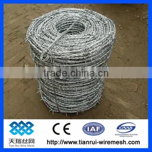 Reverse Twist/normal Twis Galvanized Barbed Wire thumbnail-1