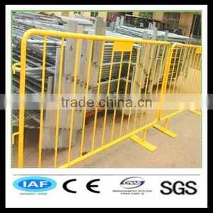 Powder Coated Yellow Crowd Control Barrier thumbnail-1