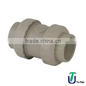 U-PVC One Side Female Threaded Ball Check Valve thumbnail-1