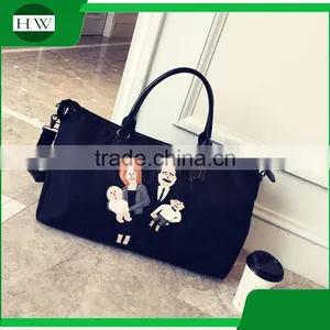 China Supplier Wholesale Foldable Easy to Carry Canvas Travel Cosmetic Bag thumbnail-1