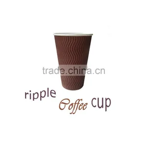 Custom Printed Paper Cup,ripple Paper Cup Fan for Coffee Cup,paper Cup Coffee Cup thumbnail-4