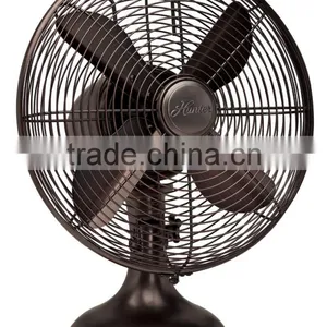 12" Metal Fan, Brushed Nickel Finish (Table Fan, Portable Fan) thumbnail-2