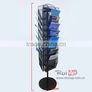 2015 New Metal Rotating Screen Magazine Display Stand thumbnail-4