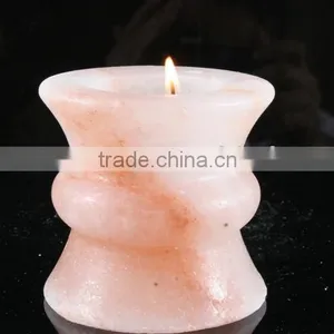Himalayan Salt Tea Lights/Rock Salt Tea Lights/Fancy Salt Crafts thumbnail-1
