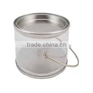 Chocolate Round Pvc Cement Tin Container thumbnail-1