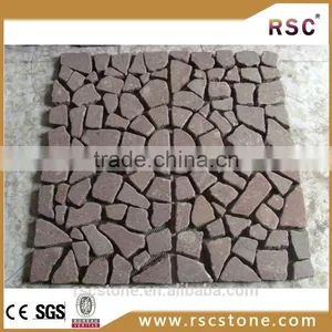 Paving Granite Stone Cobbles From Portugal;granite Paving Cubes;yellow Granite Paving Stone thumbnail-1
