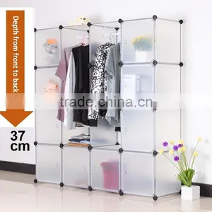 DIY Plastic Bookshelf Closet Wardrobe Cabinet Bathroom Shelf Shoe Rack thumbnail-1