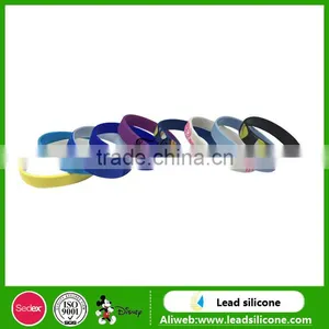 Cheap Customized Logo Personalised Silicone Bracelets thumbnail-4