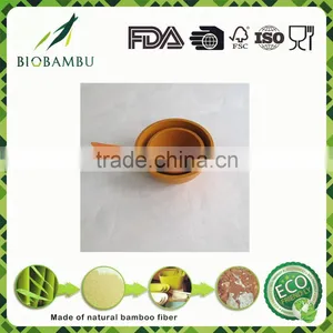 Environmental Unique Pretty Design Bamboo Fiber Bowl Set thumbnail-1