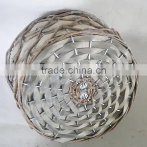 Sets Cheap Garden Woven Wicker Plant Basket thumbnail-3