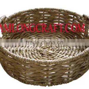 WATER HYACINTH BASKET/ TRAY TCC-BK15 thumbnail-1