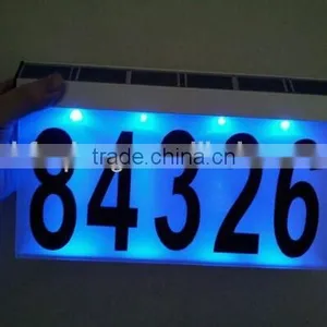 Led Solar House Number Plate Light for Sale thumbnail-3
