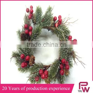 Factory Direct Sales Artificial Flower Candle Rings for Home Decoration thumbnail-6
