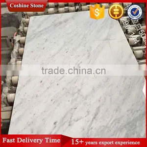 Delicate Texture Polished White Grey Carara Marble Tiles thumbnail-4