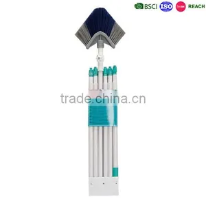 Sweeping Broom With Telescoping Handle for Cleaning Eave thumbnail-1