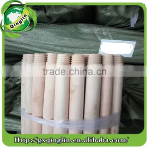120*2.2cm Natural Eucalptus Wooden Broom Handle thumbnail-1