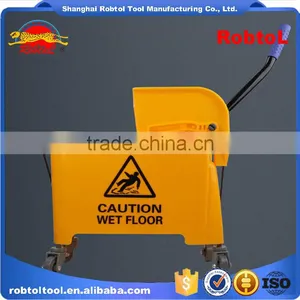 24L Mop Bucket With Wringer Side Press Plastic thumbnail-5