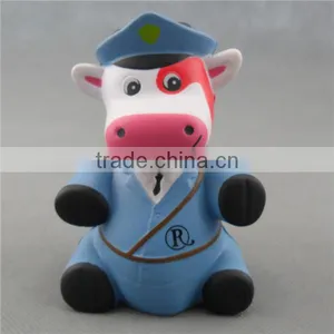pu Promotional Cheap Gifts Cow Shaped Animal Stress Toy thumbnail-1