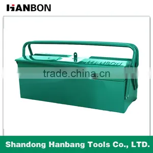 Double Layer Portable Metal Tool Box With High Quality thumbnail-1