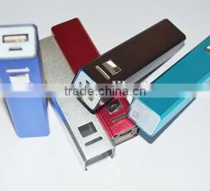 2600mAh Cuboid Shape Portable Metal Power Bank thumbnail-5