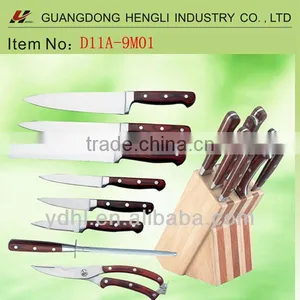 the Classic 9 Pcs Kitchen Knife Set thumbnail-1