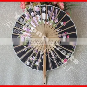 New Style Windmill Shape Bamboo Fabric Fan thumbnail-3