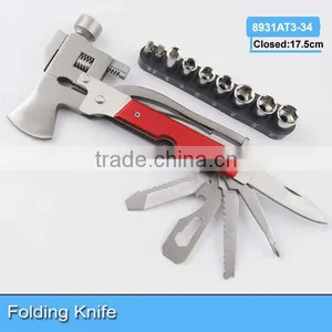 2014 New Arrival Multi Function Camping Axe Hammer Tools 8931AT3-34 thumbnail-1