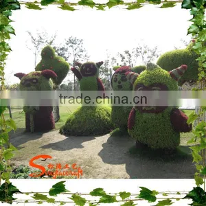 Artificial Grass Hand Topiary Park Decoration Special Shape Ornaments Artificial Topiary thumbnail-4