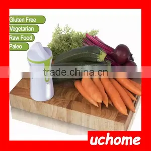 UCHOME Stainless Steel Manual Vegetable Fruit Spiral Slicer/Vegetable Spiralizer Best Price thumbnail-5