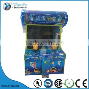2016 Hot Sale Dolphins Adventure Game Machine, Ball Shooting Game Machine, Shooting Kids Arcade Games Machine thumbnail-2